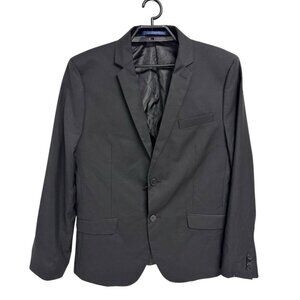 Markham Men's Core Skinny Black Suit slim Black Blazer two button front size 42